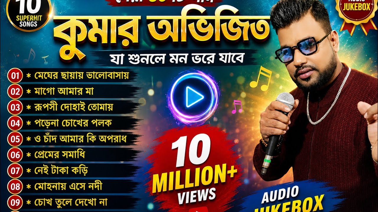 Kumar Avijit Best 10 song |কুমার অভিজিতের কণ্ঠে সেরা দশটি গান |Cover by Kumar Avijit |Bengali Song