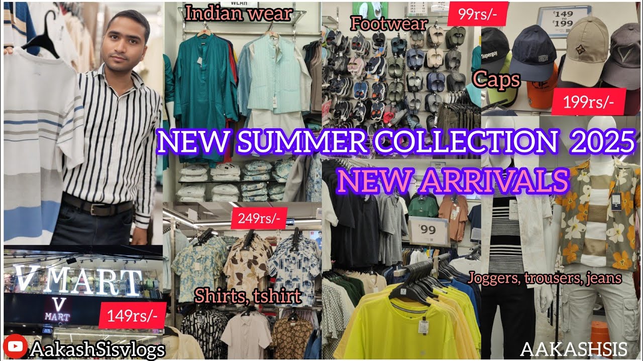 🔥V Mart Boy's Summer Collection 2025 l Up to 50% OFF + Stylish Clothes Under 299rs/-