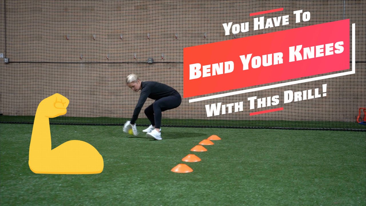 Need Help Bending Your Knees When Fielding?!?! Try This Drill!!