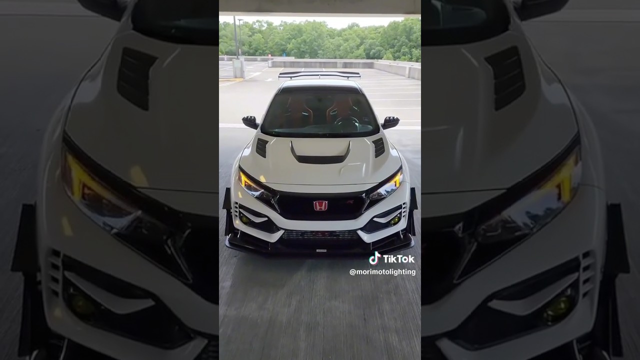 Honda Civic Type R | Body Kit & Spoiler | Morimoto Lighting #civic #honda #shorts #shortsvideo #feed