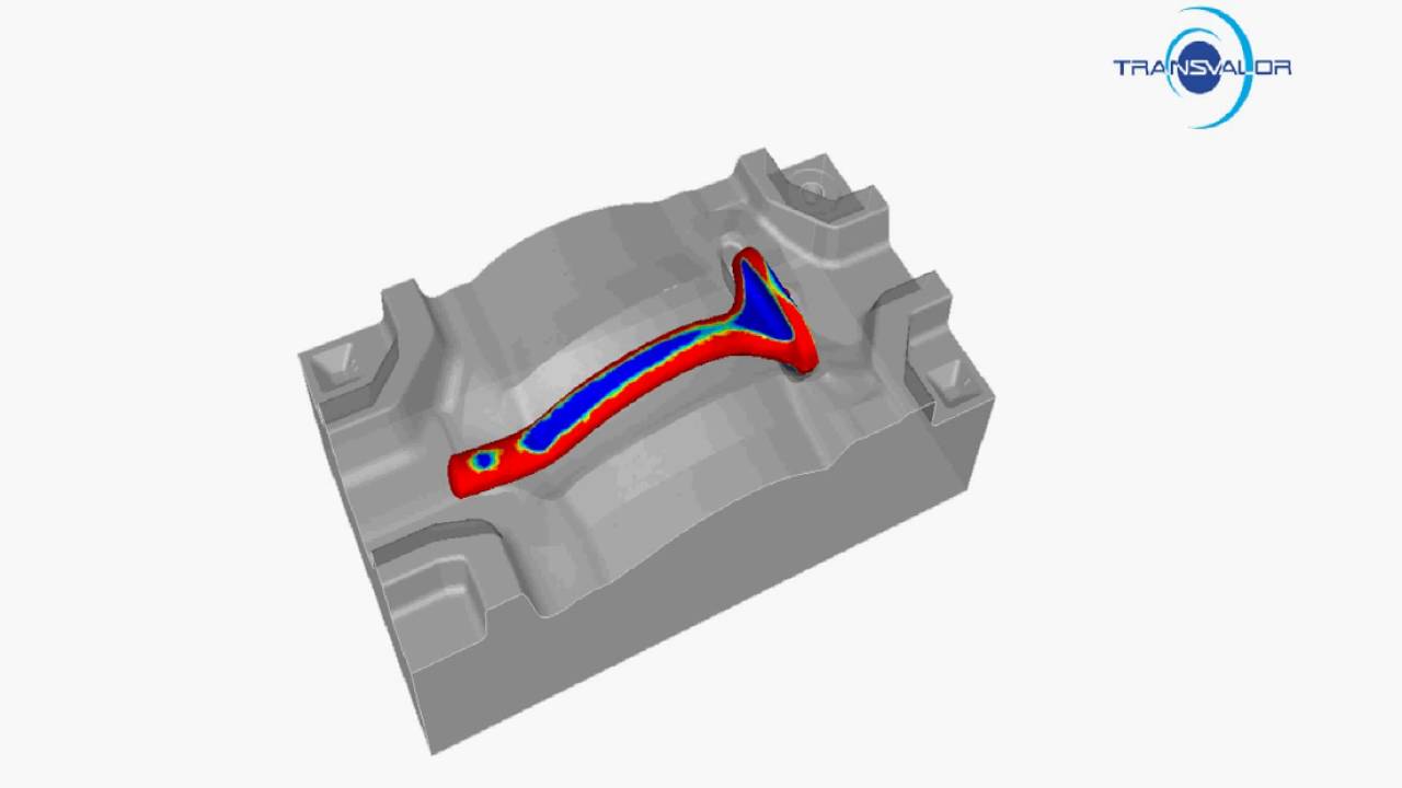 TRANSVALOR FORGE&reg; aeronautic blade forging