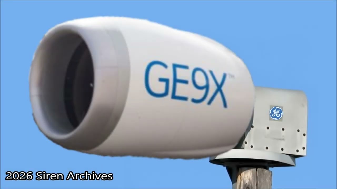 The GE9X siren
