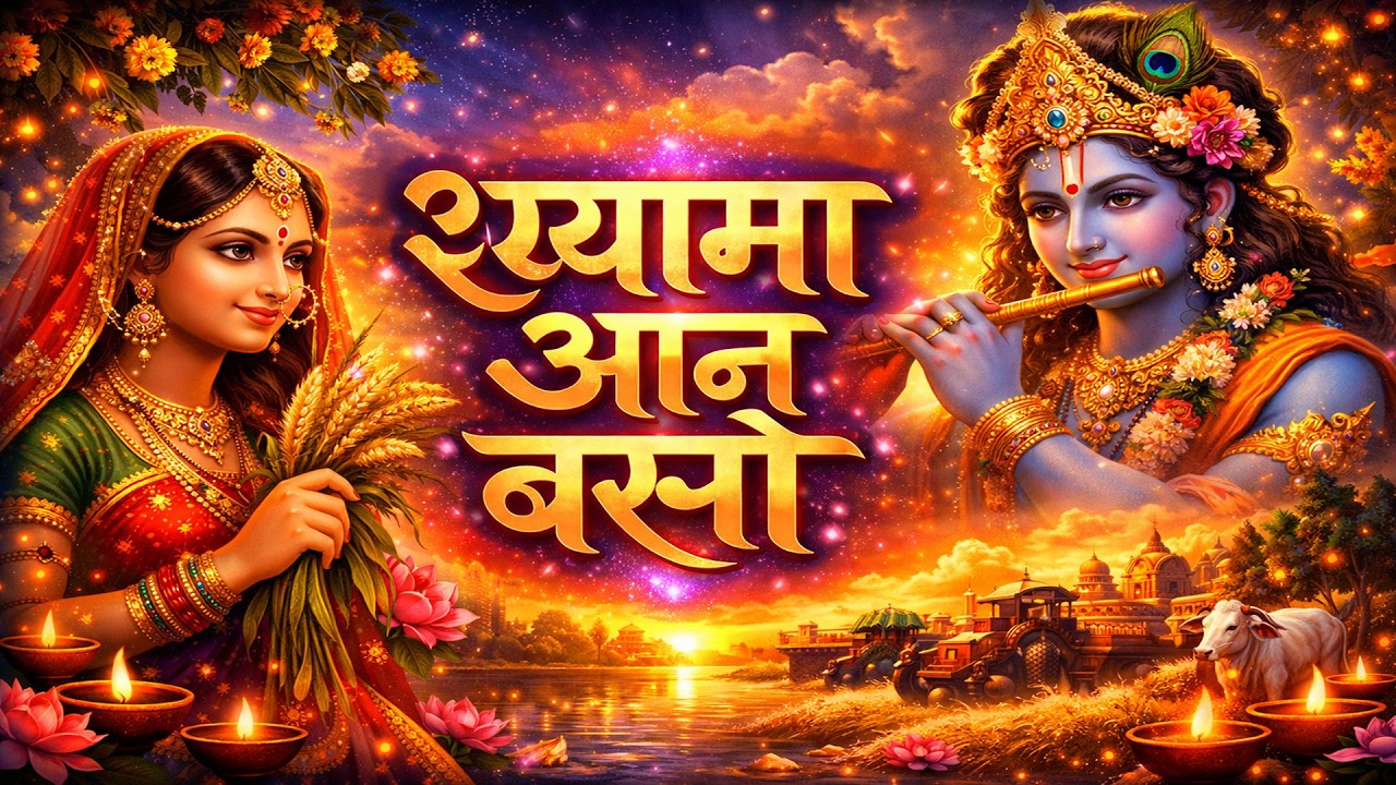 Radha Krishna Bhajan | राधा कृष्ण भजन | Shyama Aan Baso | Most Popular Radha Krishna Bhajan