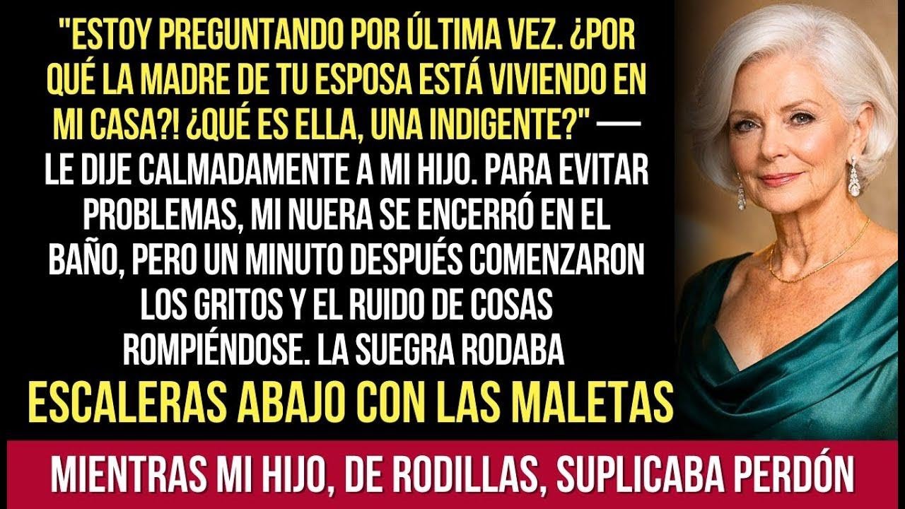 Por Qué La Madre De Tu Esposa Está Viviendo En Mi Casa? Ella Es Una Indigente? Pregunté Calmadamente