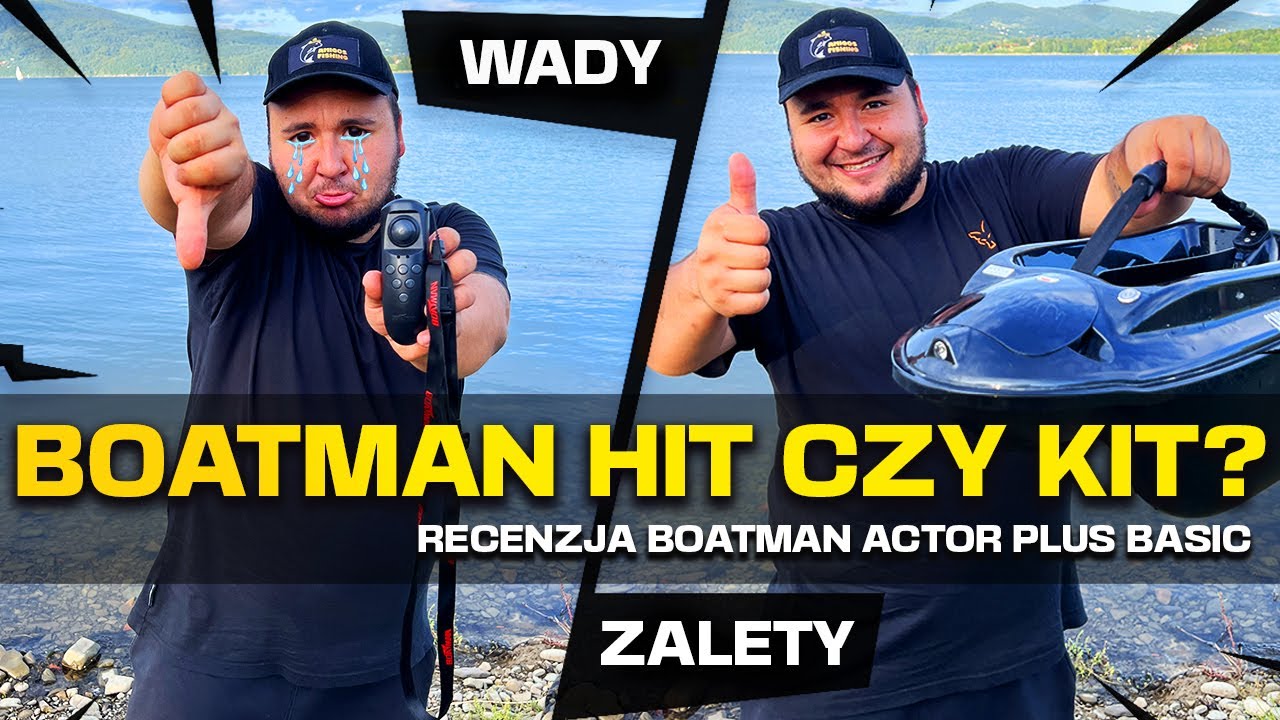 Boatman HIT czy KIT? - Szczera RECENZJA ł&oacute;dki zanętowej ACTOR PLUS BASIC!