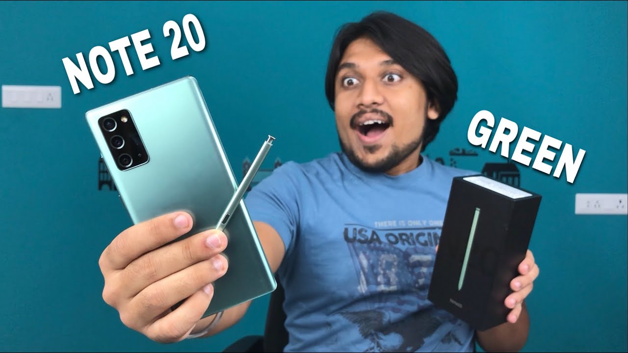 Samsung Note 20 Unboxing 🔥🔥🔥 #MysticGreen #Note20