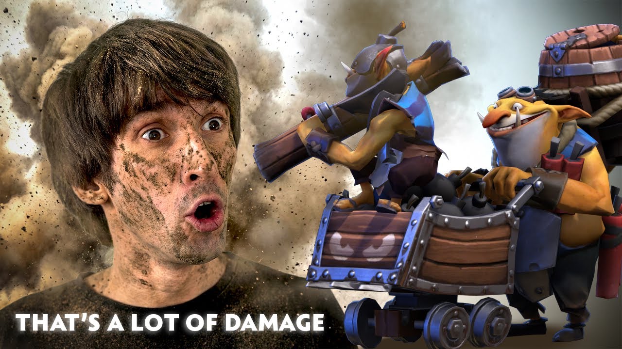 I played techies for the first time...
