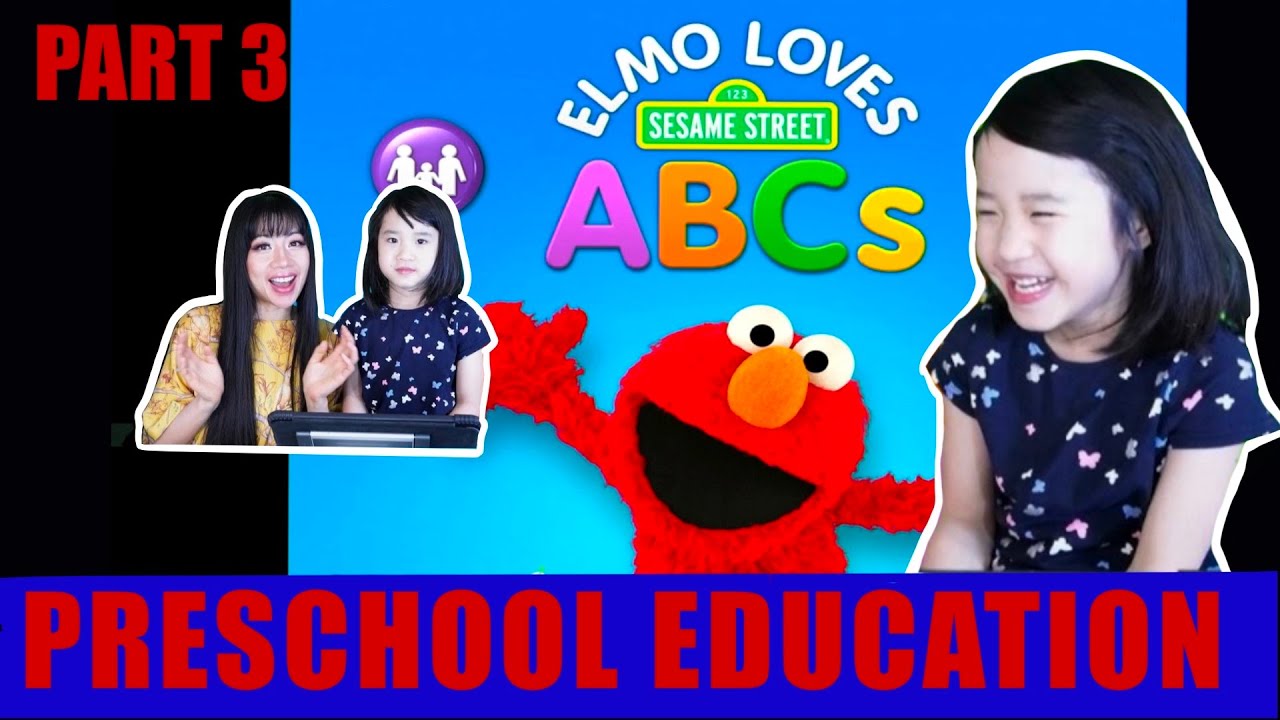 Elmo Loves ABC Part 3 gameplay with Ella and Mommy | Fun ABC learning videos for kids