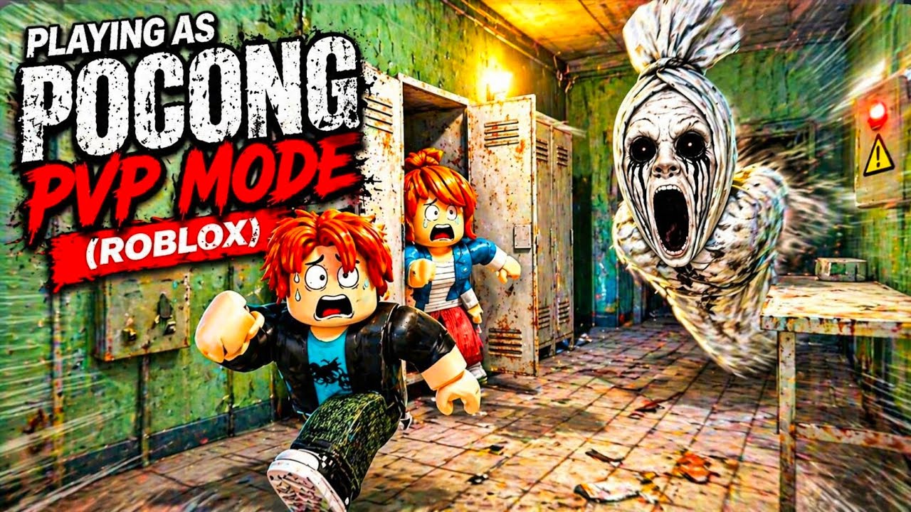 HUNTING SURVIVORS AS POCONG 👻💀 | POCONG PVP MODE NEW UPDATE ( ROBLOX )