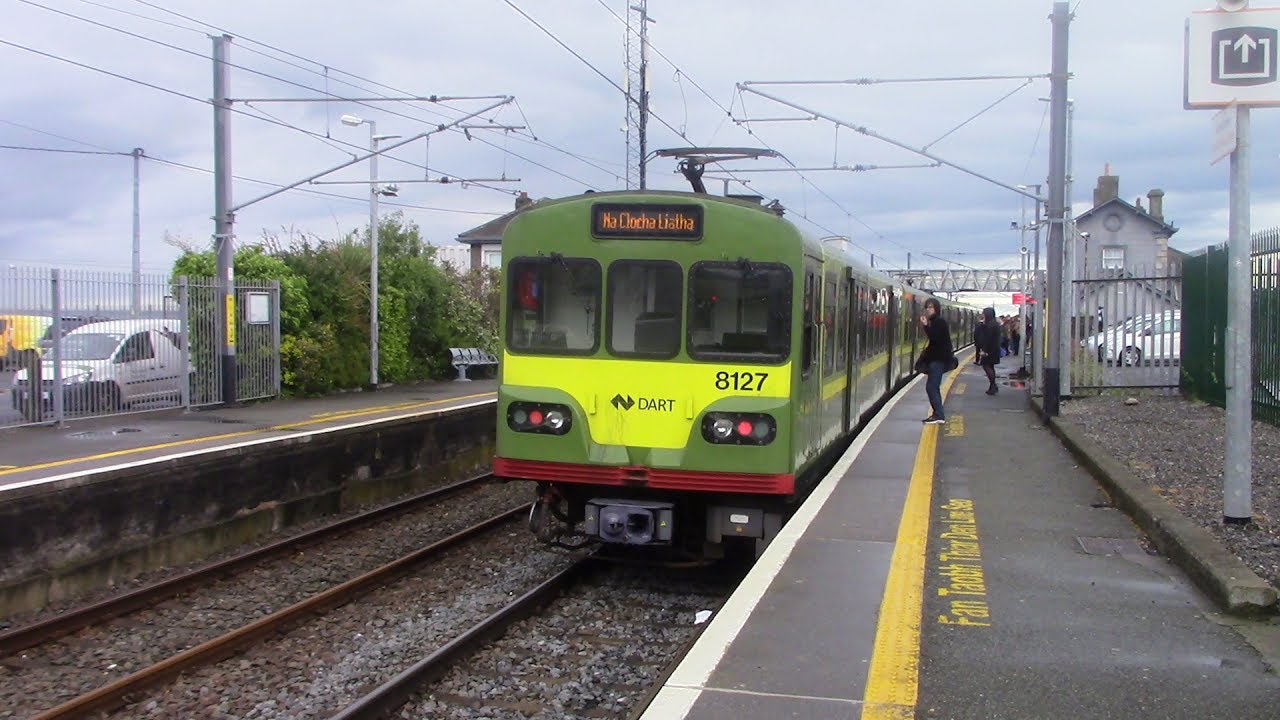Ride on a DART 8100 Class EMU from Greystones to Bray 27/5/17