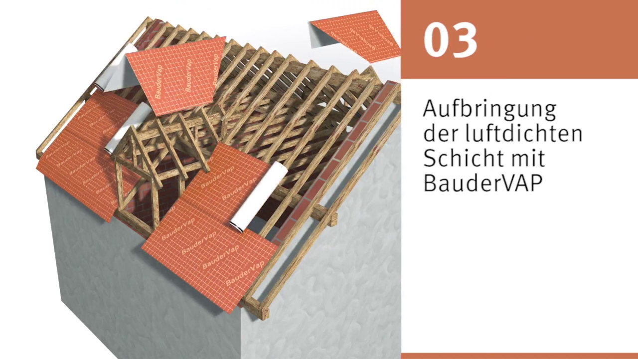 Bauder Steildach Verlegeanleitung Dachsysteme Dach Sanierung Dachd&auml;mmung Dach