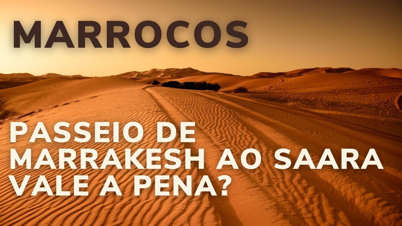 De Marrakesh ao deserto do Saara de carro em três dias. Paisagens maravilhosas no Marrocos.