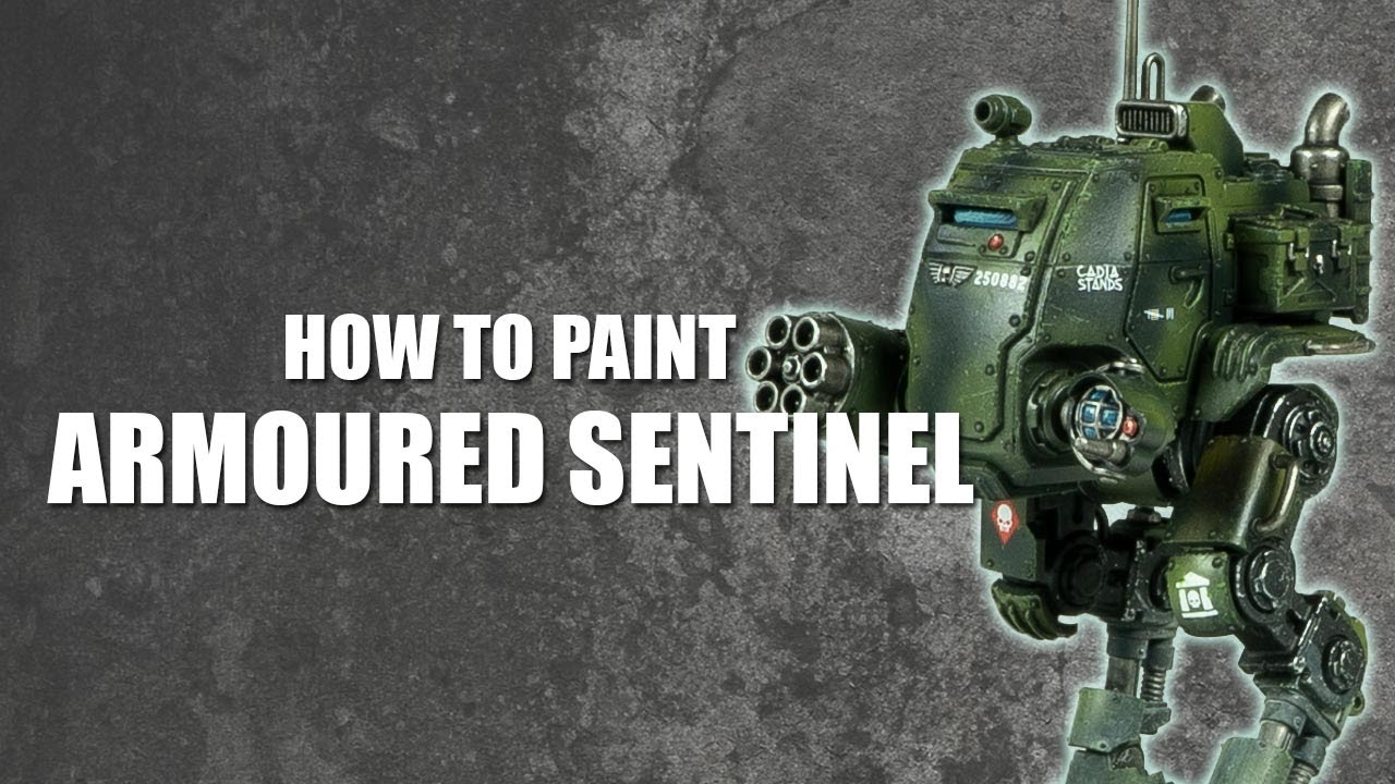 How to paint Astra Militarum Armoured Sentinel