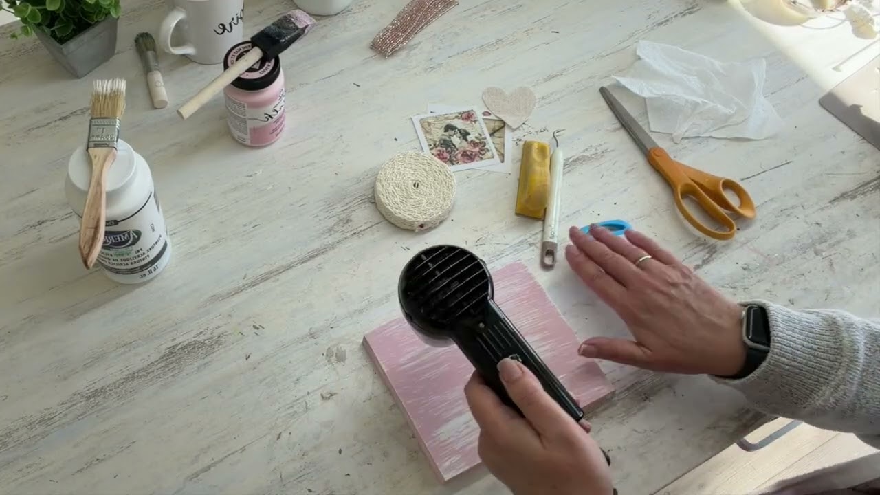 Vintage Valentine Shelf Sitter Tutorial With Kim From Expression Artworks
