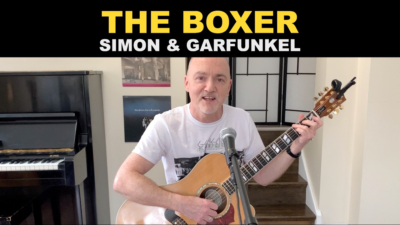 The Boxer - Simon & Garfunkel - acoustic guitar cover by Dave Milliken