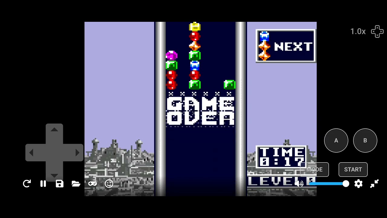 Columns (GG): Game Over
