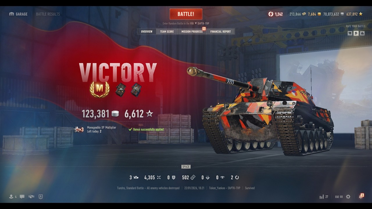 ShPTK-TVP 100 | Tundra map | Ace Tanker | 4305 DMG