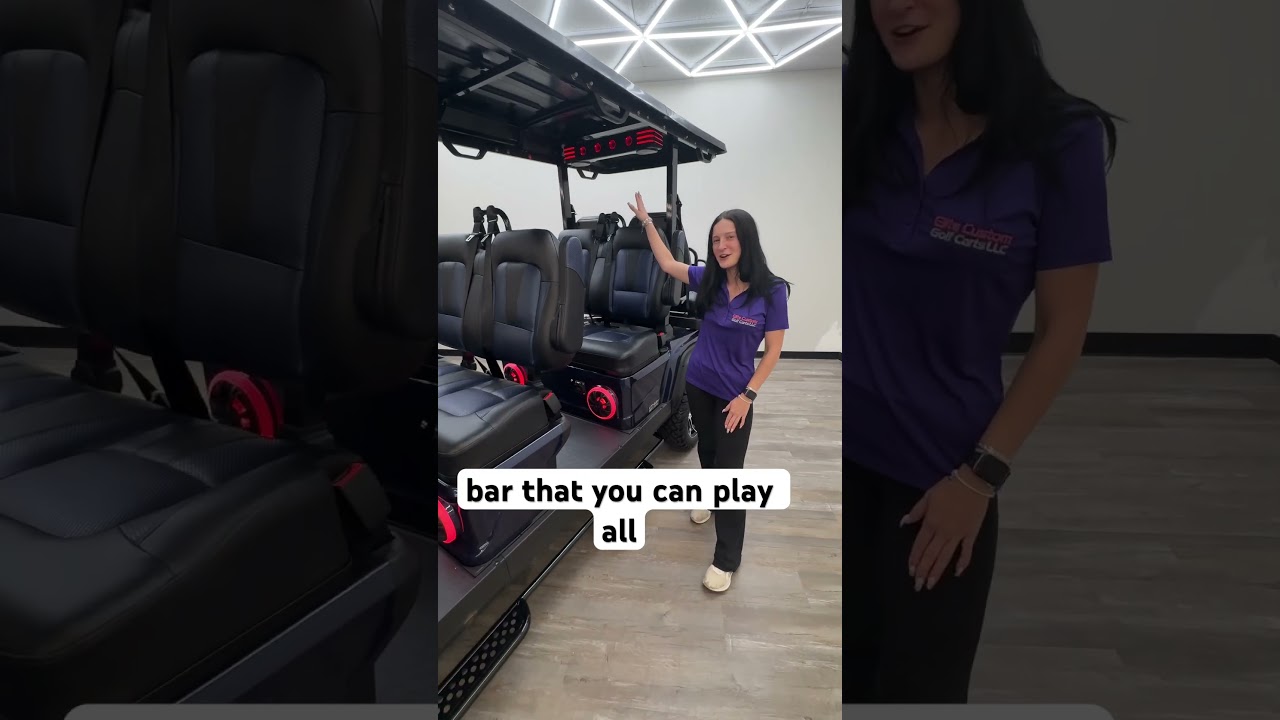 Yeah its a good thing she sells golf carts instead of babysitting #golfcart