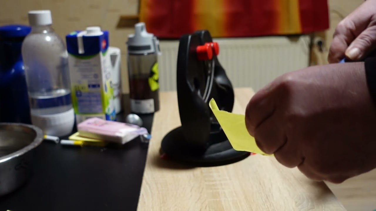 Messer sch&auml;rfen -  von stumpf zu scharf mit dem Dick Messersch&auml;rfer