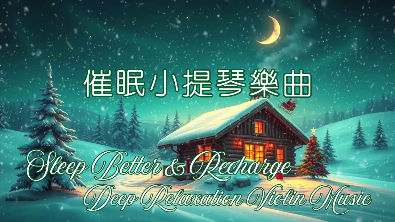 Deep Relaxation Violin Music 🌙 Sleep Better & Recharge 深度放鬆的小提琴音樂🌙 睡得更好，恢復精力