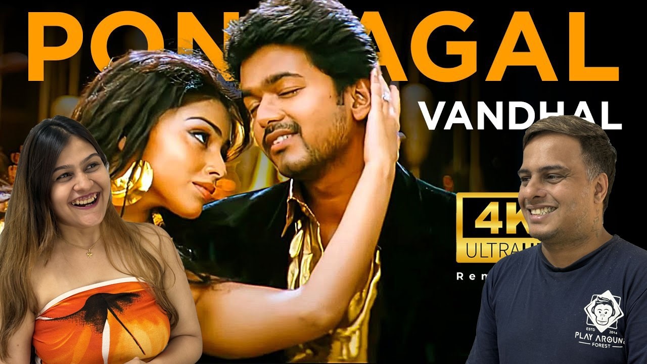 Ponmagal Vandhal Song Reaction 🔥 | Azhagiya Tamil Magan | Thalapathy Vijay | Indian Reaction 🇮🇳