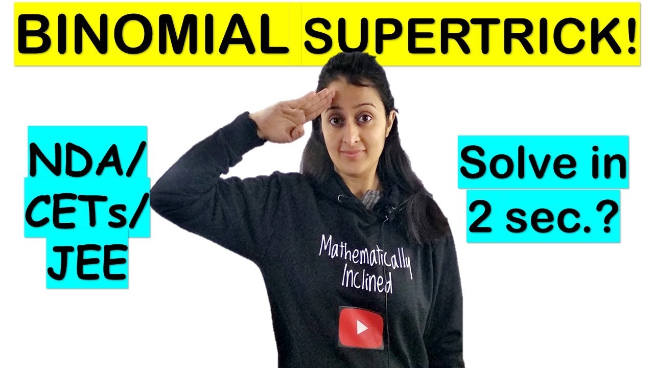 BINOMIAL EXPANSION TRICK/SHORTCUT for NDA/AIRFORCE/JEE/CETs/RAILWAYS/BANKING/SSC-CGL