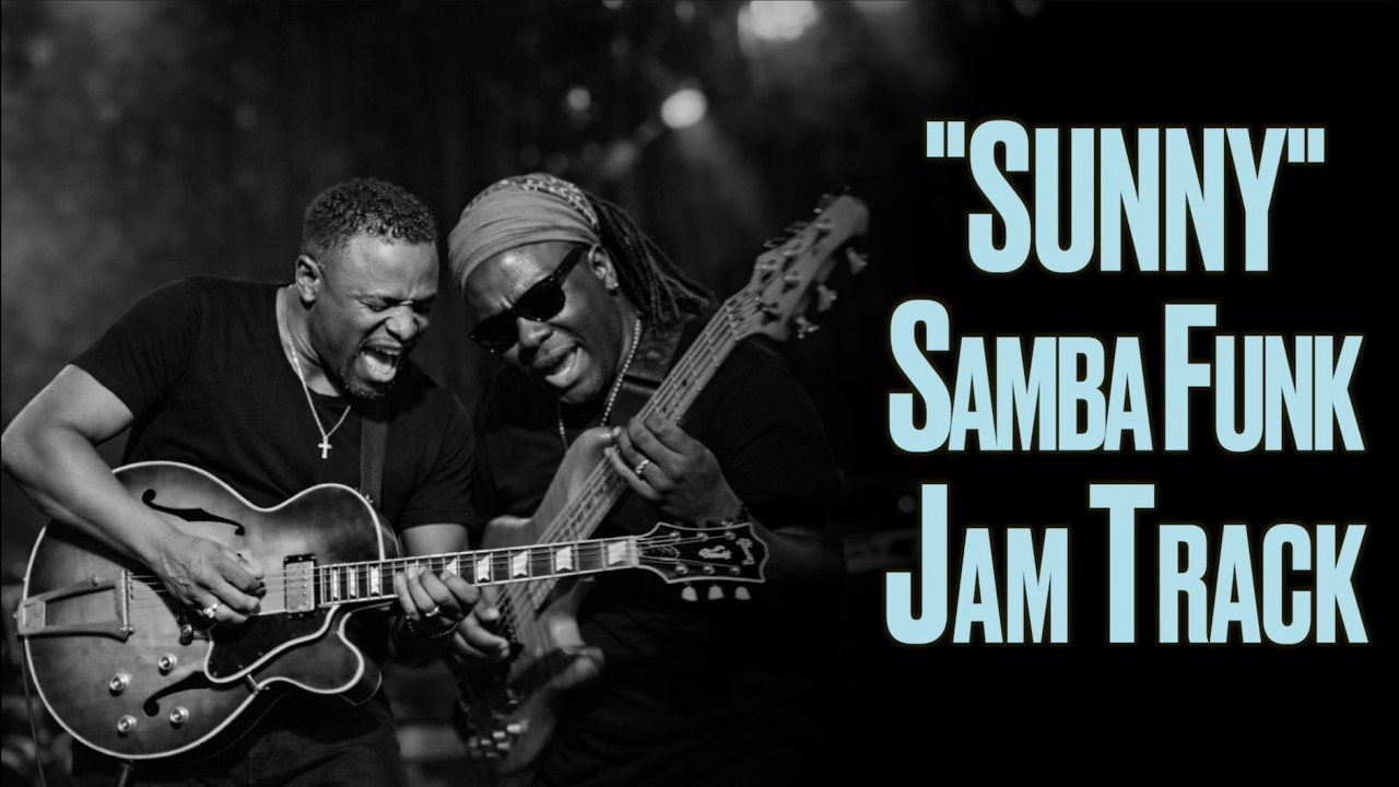 SUNNY - Samba Funk Backing Track in A Minor