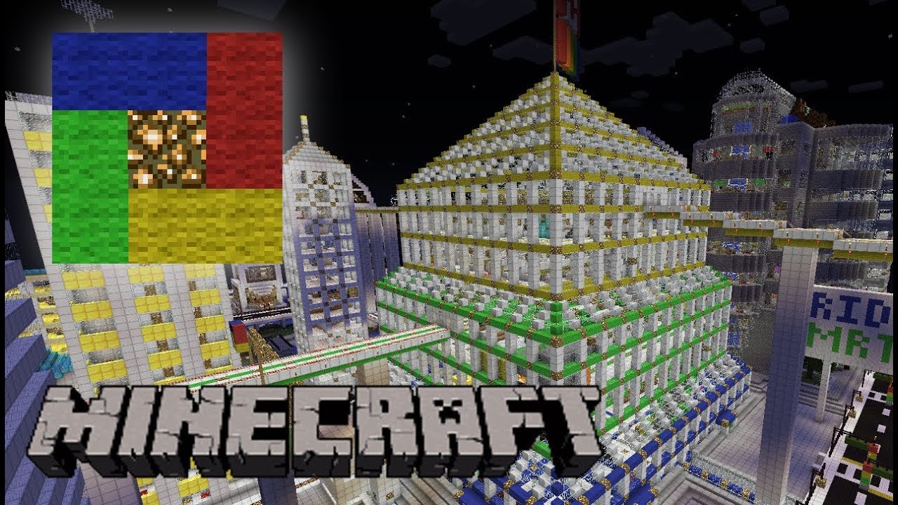 Minecraft - MRT Server Blue Line Timelapse