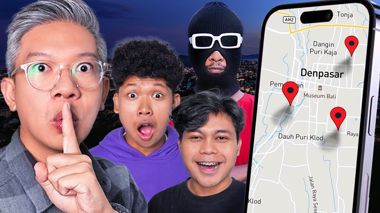 SEMBUNYI-SEMBUNYIAN DI SELURUH KOTA MALAM HARI!!