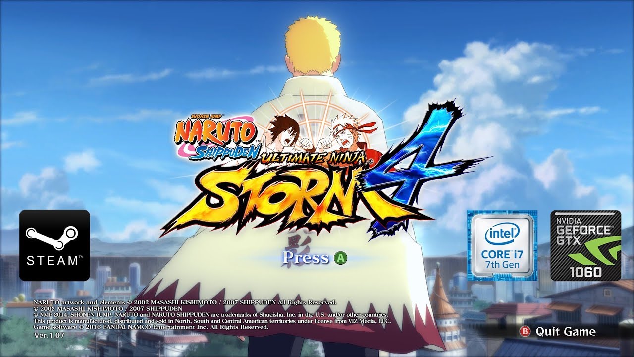 Naruto Shippuden: Ultimate Ninja Storm 4 Gameplay ( High Setting 1080p 60 Fps )