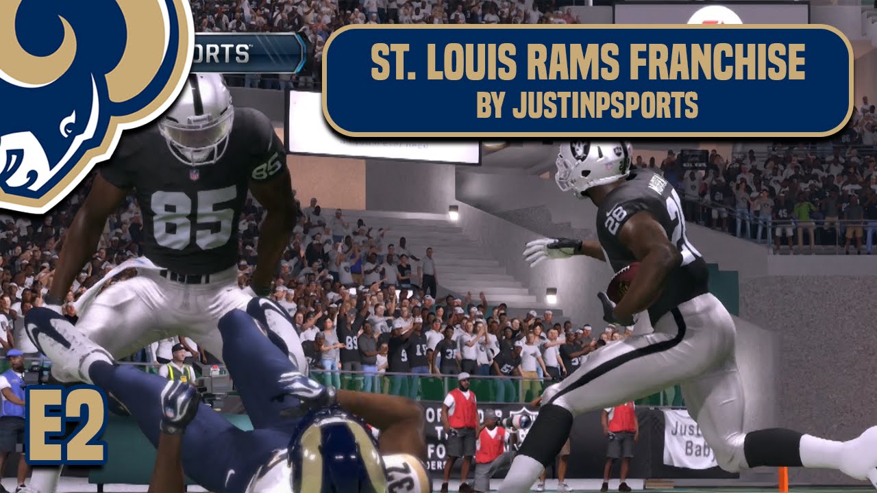 Madden 16 | St. Louis Rams Connected Franchise (Owner Mode) | E2 | 2015 Preseason Week 1 VS Raiders