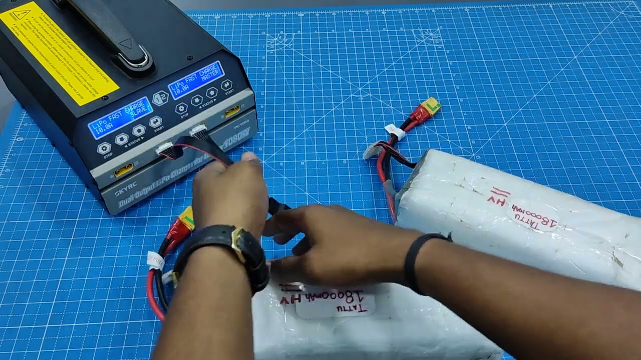 How to charge High Voltage (HV) battery. Drone Battery. Agriculture Drone Battery.