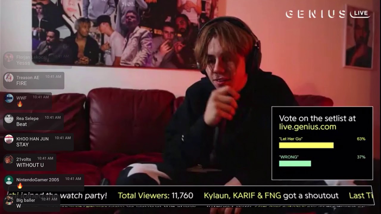 The Kid LAROI Concert Virtual Genius Full Live stream (SUBSCRIBE).