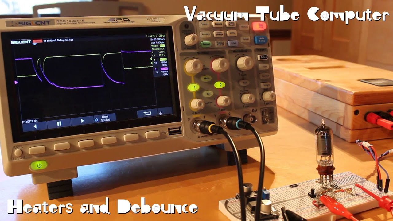 Vacuum Tube Computer P.02 – Heaters and Debounce