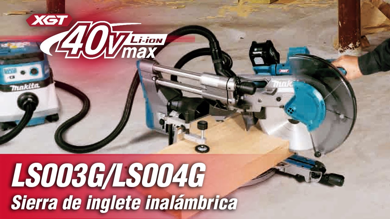 Sierra de inglete inal&aacute;mbrica LS004G / LS003G | Makita
