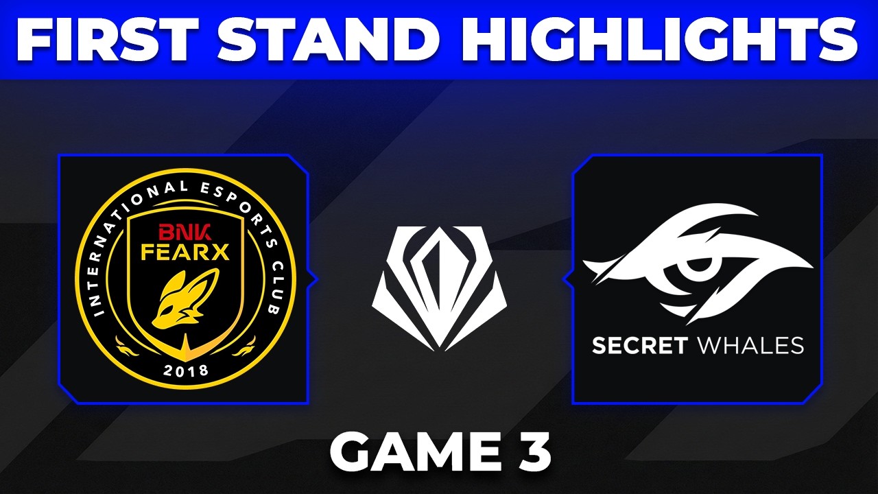 Обзор матча BFX против TSW, 3-й день | 2026 First Stand Groups Day 3 | BNK FEARX против Team Secr...