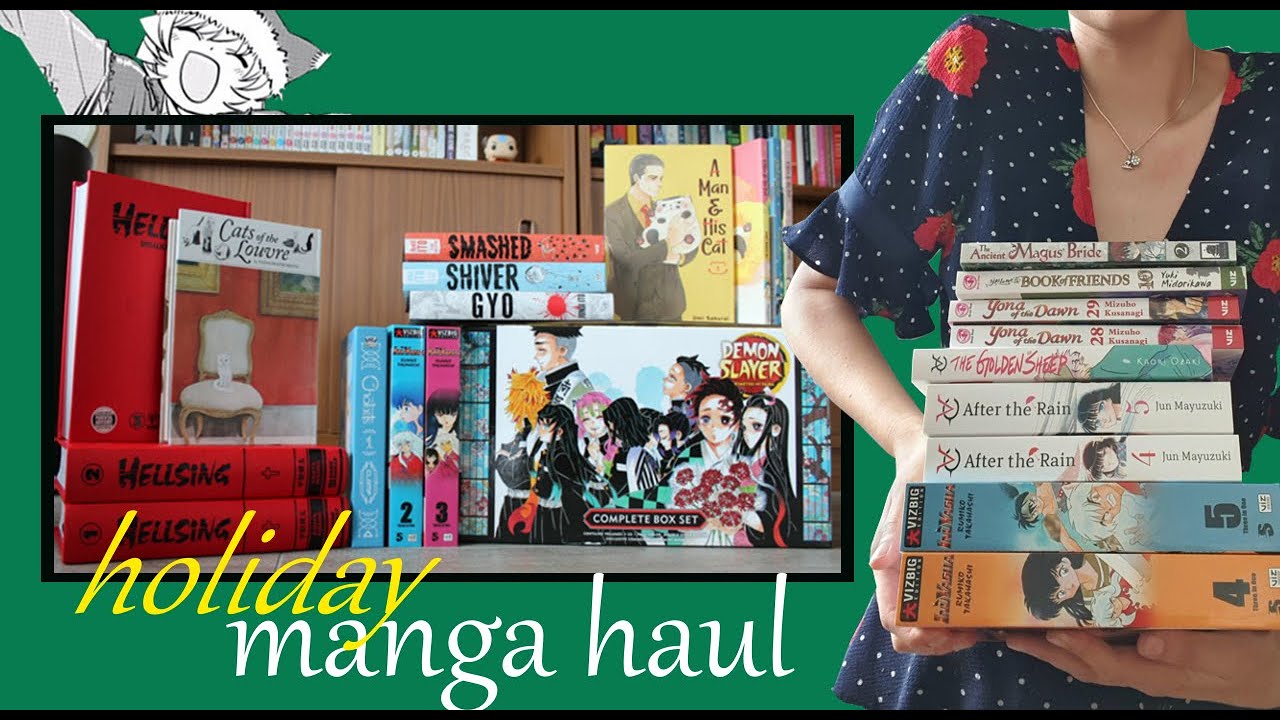 HOLIDAY MANGA HAUL & UNBOXING | BOXSET & 20+ VOLUMES