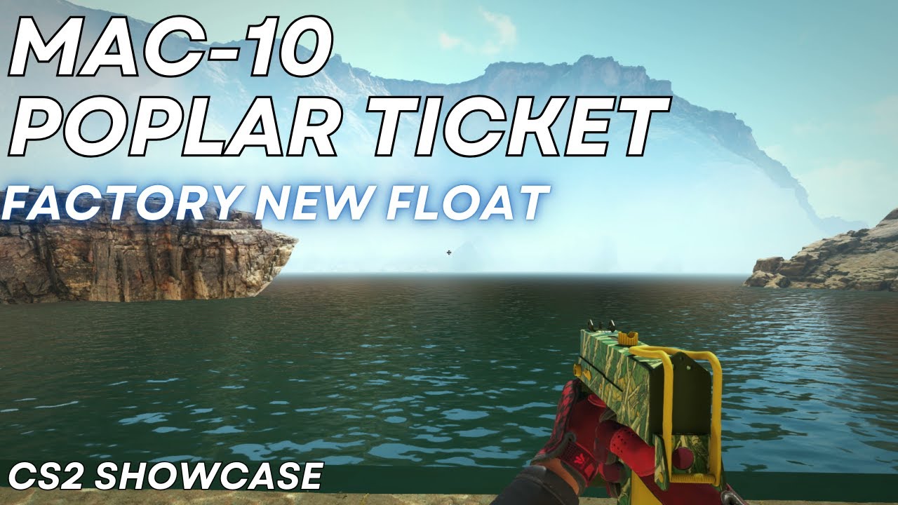 MAC-10 Poplar Ticket | CS2 Skin Showcase #1574