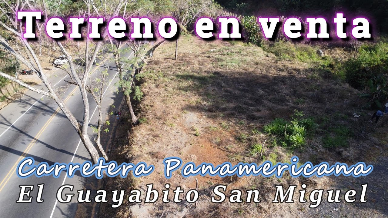 Se vende terreno en El Guayabito San Miguel