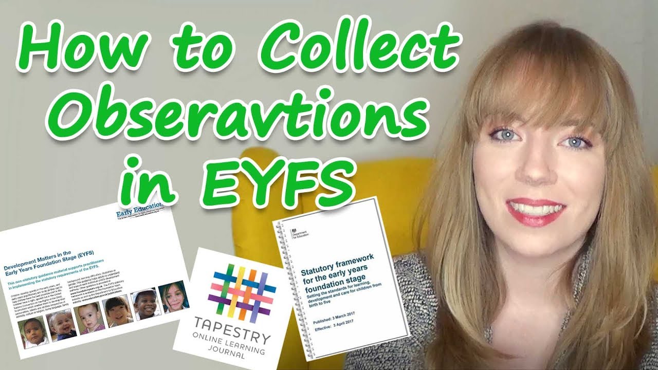 Collecting Observations in EYFS