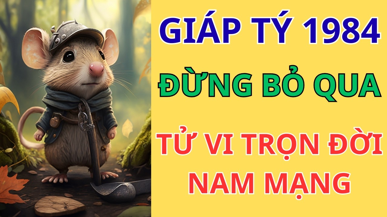 Tử Vi Trọn Đời Gi&aacute;p T&yacute; 1984 Nam Mạng: Tiền Vận Gian Nan, Hậu Vận Đại Ph&aacute;t 🐭