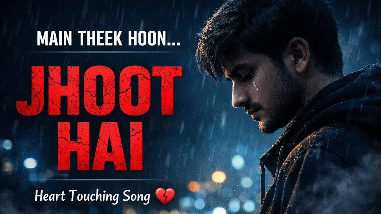 Main Theek Hoon… Jhoot Hai | Heart Touching Sad Song 2026 | Emotional Hindi Song 💔