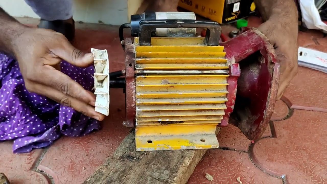 Motor repairing at home | water pump overhauling | how to repair motor