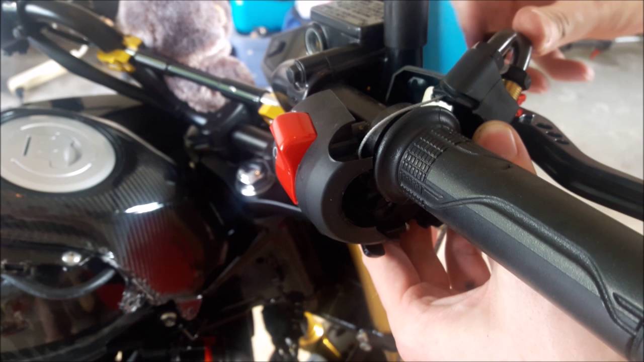 Honda Grom / Msx 125 Custom Throttle cable install