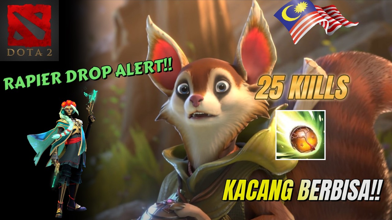 Dota 2 (Malaysia) || Hoodwink || - KACANG TANAH KE KACANG BESI NI?