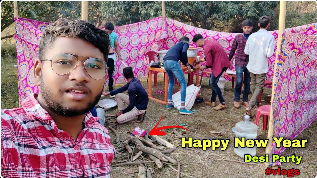 My First Vlog | गाँव में New Year Party | Happy New Year Party 2021 | Desi Vlog |  | Saifeditz