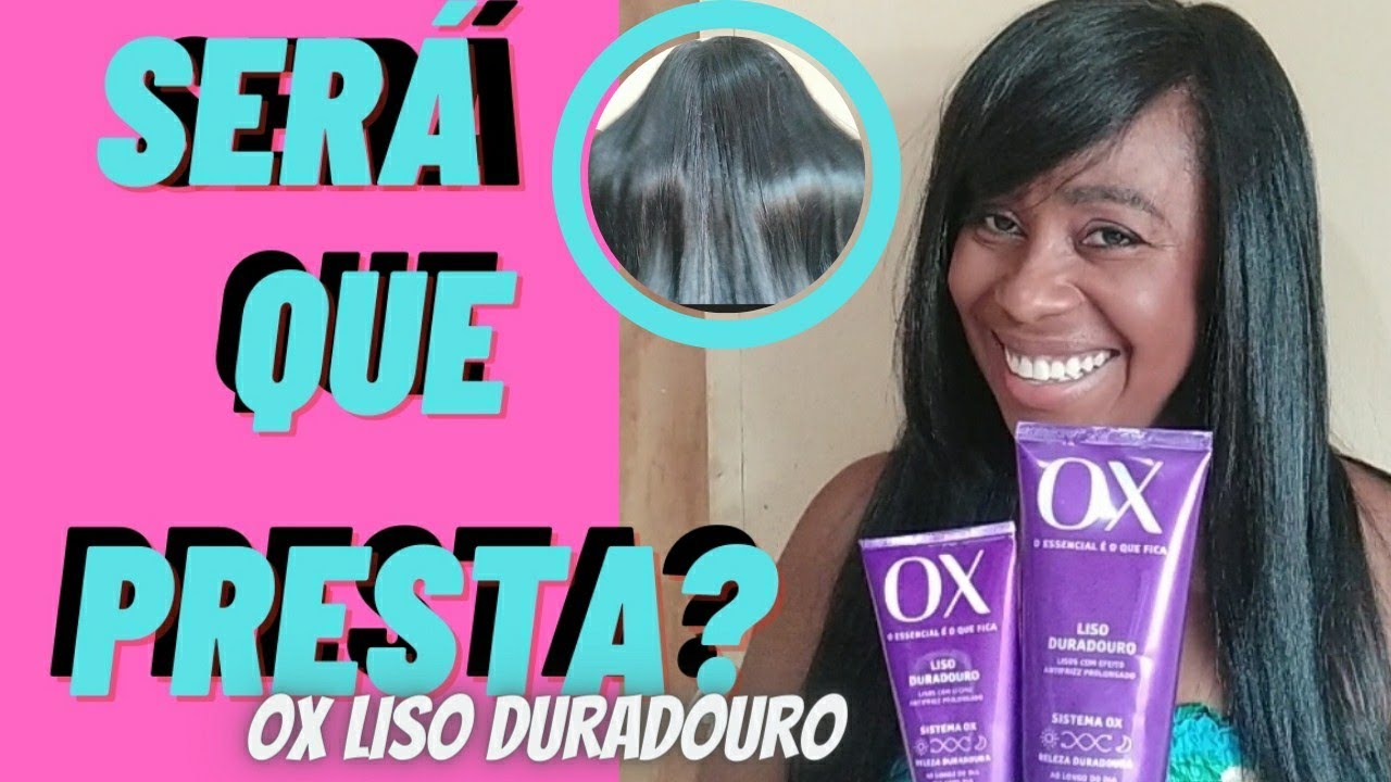 Testei OX Liso Duradouro shampoo e condicionador#oxlisoduradouro