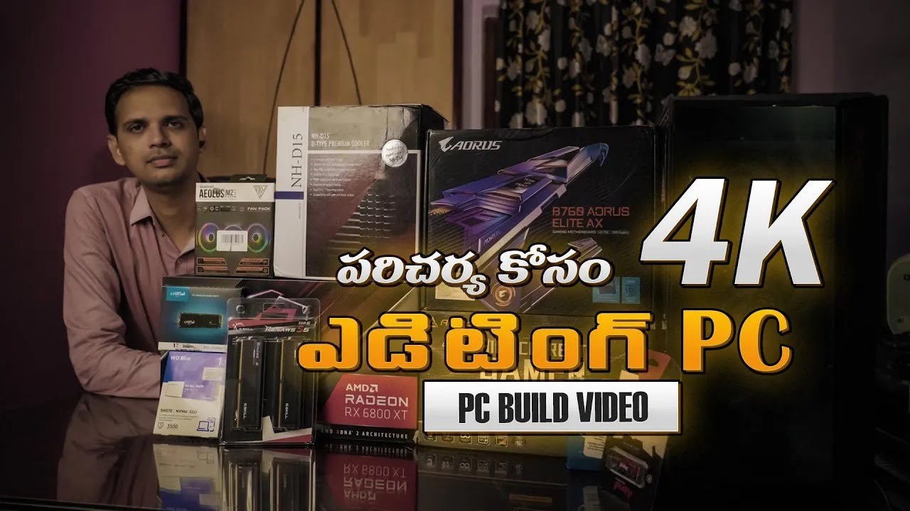 4K Editing PC Build for Church Ministry || Bro. Abraham Kishore || Shofar Prophetic