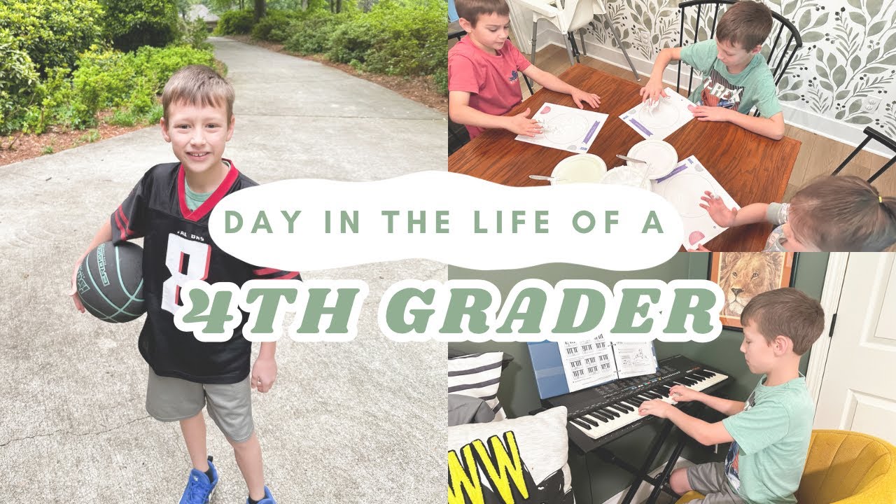 Day in the Life of a 4th Grader // homeschool // chores // routine