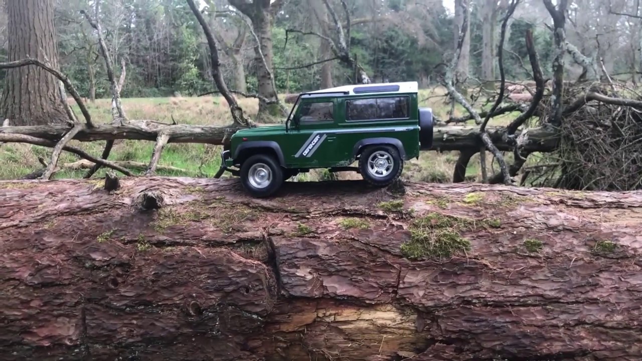 Rc cars Tamiya Land rover defender 90 first run rc mud 4x4 rc forest rc scale 1:10 tamiya rc